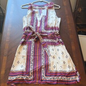 Sanctuary Multicolor Sleeveless Patterned Dress